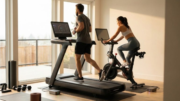 Умные спортивные тренажеры: как AC/DC конфигурируемые источники питания обеспечивают надежность домашних тренировок